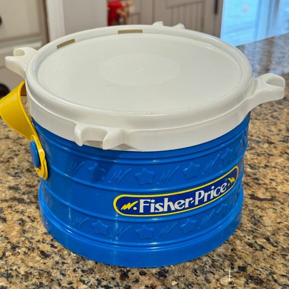 Fisher-Price Musical Band Drum Set Instruments Tambourine Vintage 1979 Vintage - Picture 6 of 16